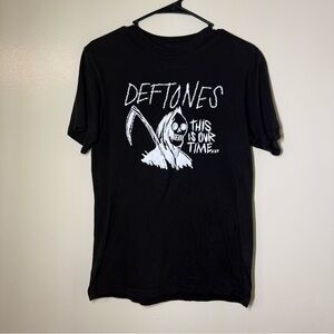 Deftones Black Graphic Band Tee